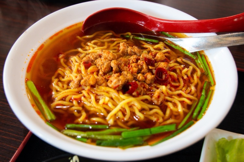 辛いラーメン