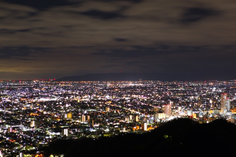 金華山からの夜景