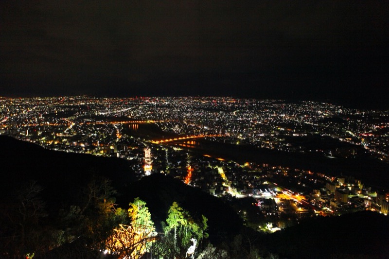 金華山からの夜景