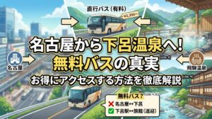 名古屋から下呂温泉へ無料バス